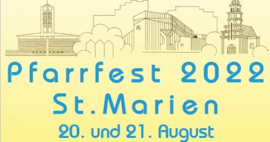 20. und 21.08.2022: Pfarrfest rund um St. Marien